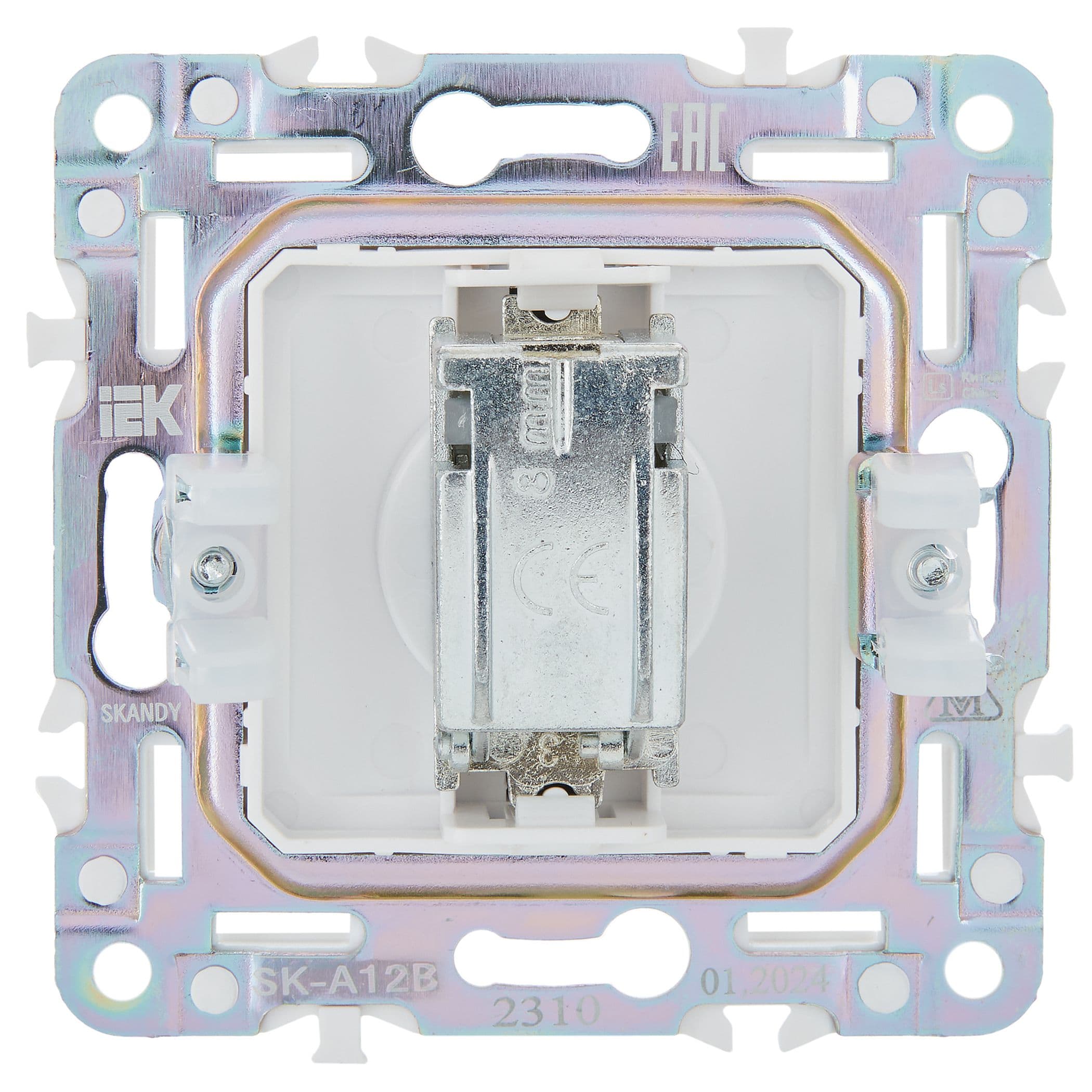 IEK SKANDY Бежевый Розетка TV оконечная SK-A12B — миниатюра 3