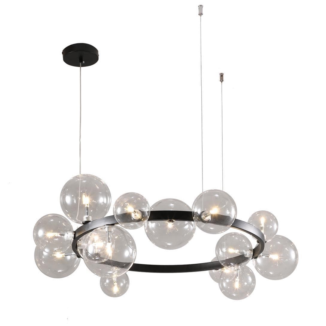 Kink Light 07608-15A,19 Люстра Иона черный d85 h200 G9 15*5W (Led) (лампами не комплектуется)