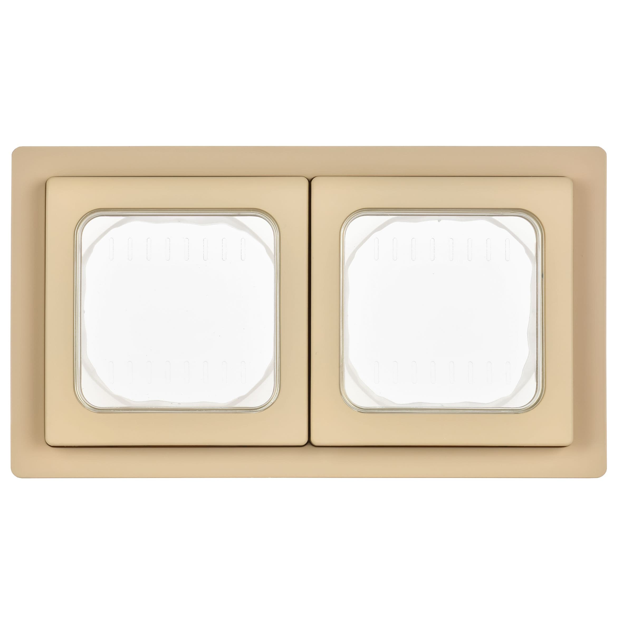 IEK FLITE Хаки Рамка 2-местная IP55 — миниатюра 2