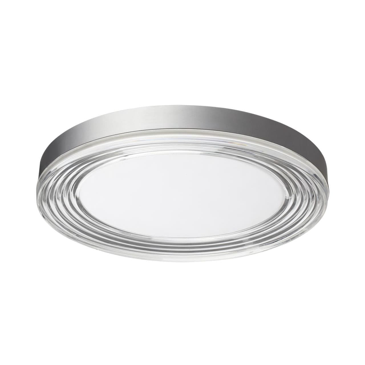 Sonex 7728/112L MITRA LED SN Светильник металл/акрил/серебро/прозрачный LED 112Вт 4000K D500 IP20 INFINITA