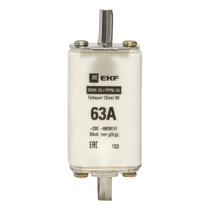 EKF PROxima Плавкая вставка ППН-33 160/ 63А габарит 00 — миниатюра 3