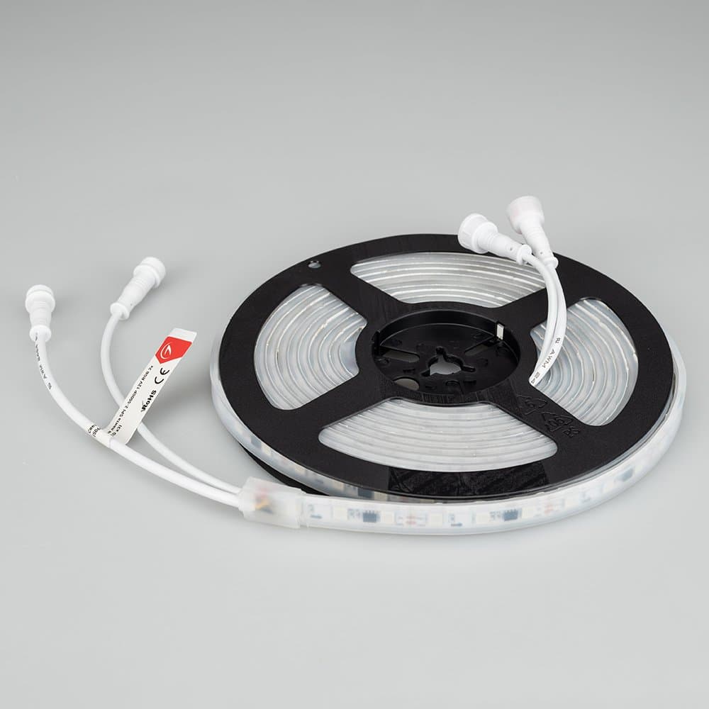 Arlight Светодиодная лента SPI-5000P-5060-60 12V Cx3 RGB (12mm, 14.4W/m, IP66) (Закрытый, IP66) 026365(2) — миниатюра 3