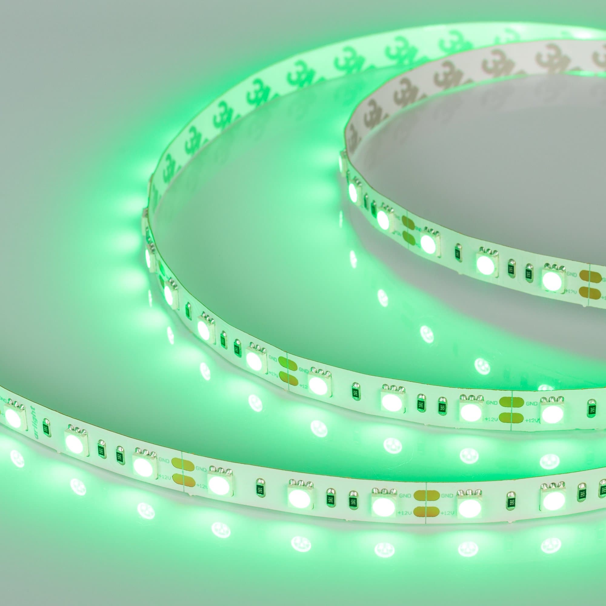 Arlight Светодиодная лента RT 2-5000 12V Green 2x (5060, 300 LED, LUX) (14.4 Вт/м, IP20) 012337 — миниатюра 4