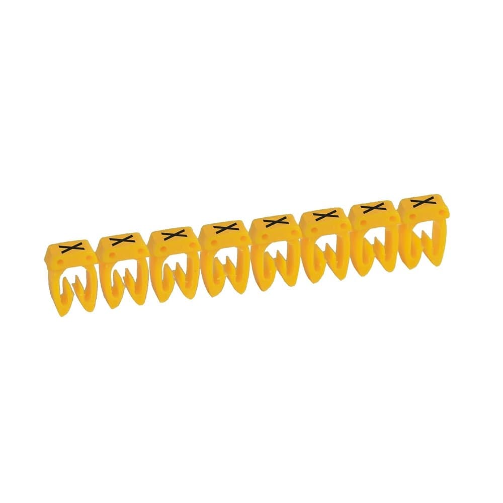 Legrand CAB3 Маркер для кабеля X 4-6кв.мм. (желтый) 038383