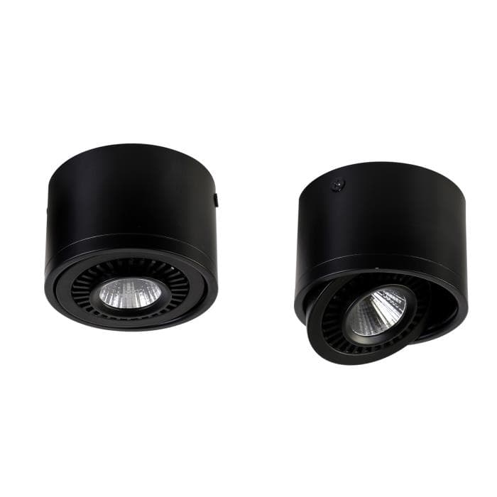 Favourite Reflector Черный Светильник потолочный 85-265V, 4000-4200K, 560 Lm, Ra>80, 1*LED*7W, IP21 1778-1C