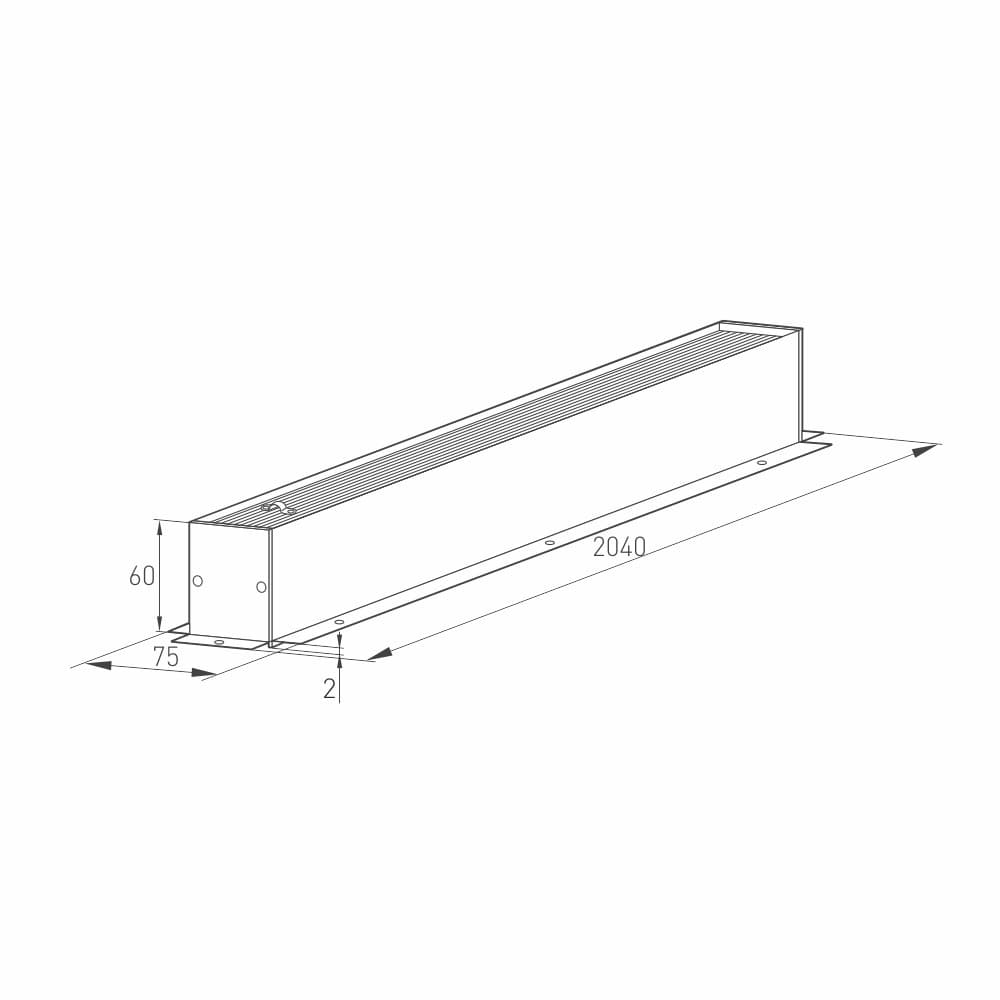 Arlight Трек встраиваемый MAG-TRACK-4560-F-2040 (BK) (IP20 Металл, 3 года) 028066(1) — миниатюра 3