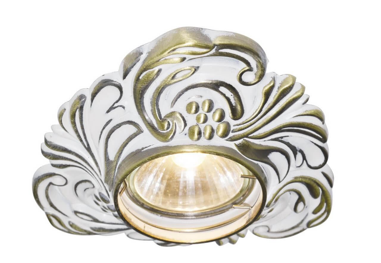 Arte Lamp Occhio Золото/Белый Светильник точечный встаиваемый 50W GU10(G5,3) A5285PL-1WG — миниатюра 2