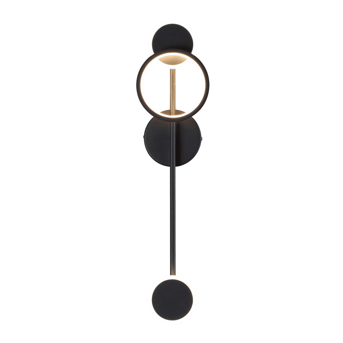 Odeon Light 4322/16WL MIDCENT ODL22 123 металл/черный Настенный светильник IP20 LED 12W 555Лм 3000K DENZEL — миниатюра 2