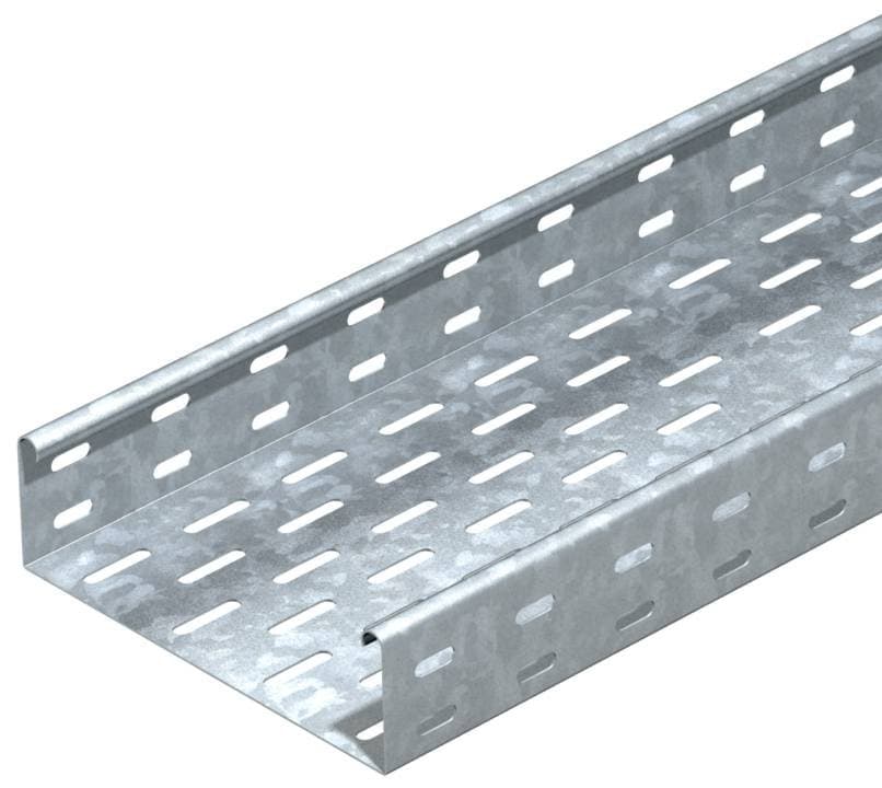 OBO Bettermann Кабельный листовой лоток перфорированный 60x100x3000 мм 6056148 — миниатюра 1