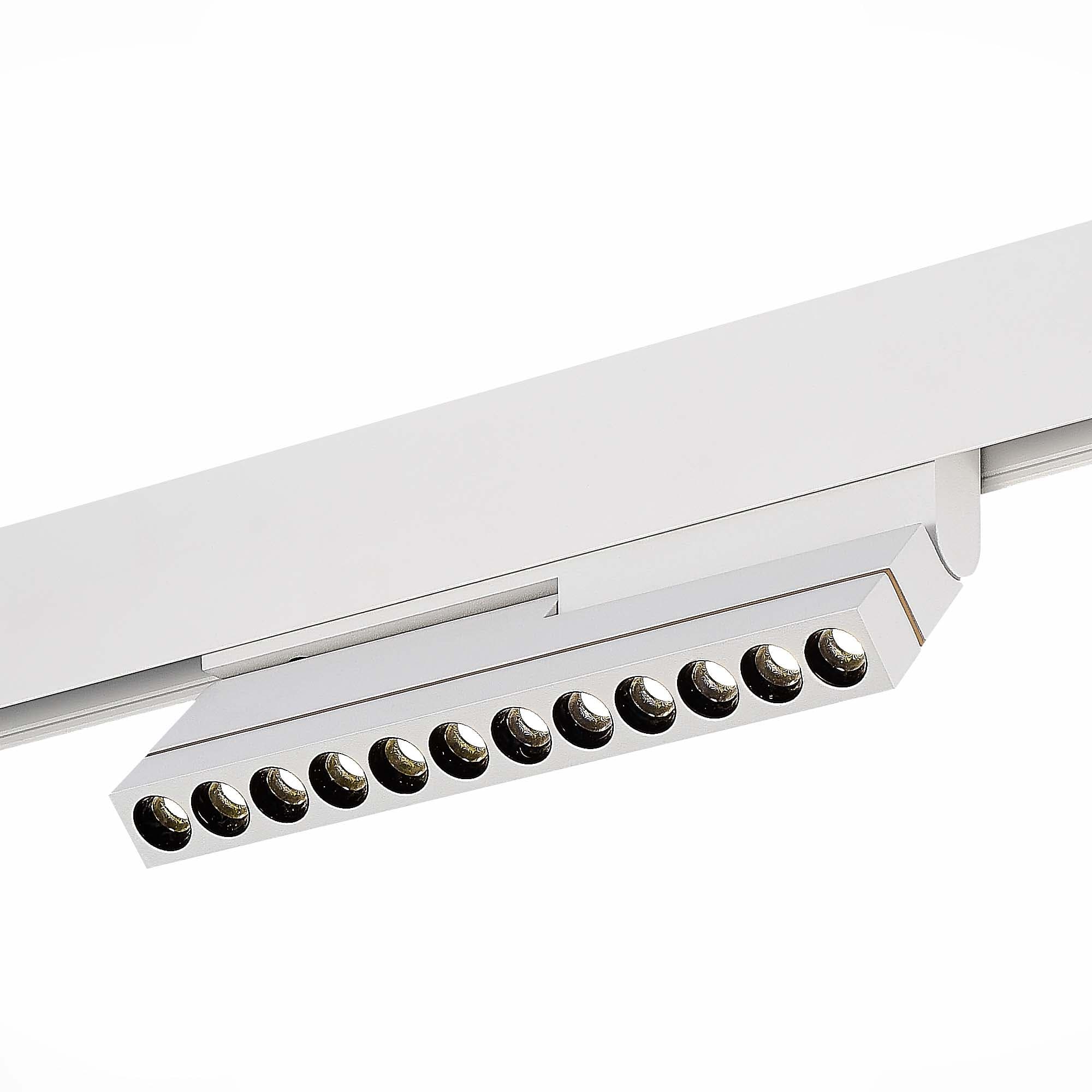 ST LUCE ST805.546.12 Магнитный трековый светильник Белый LED 1*12W 4000K 500Lm Ra>90 36° IP20 L220xW22xH117 48VV