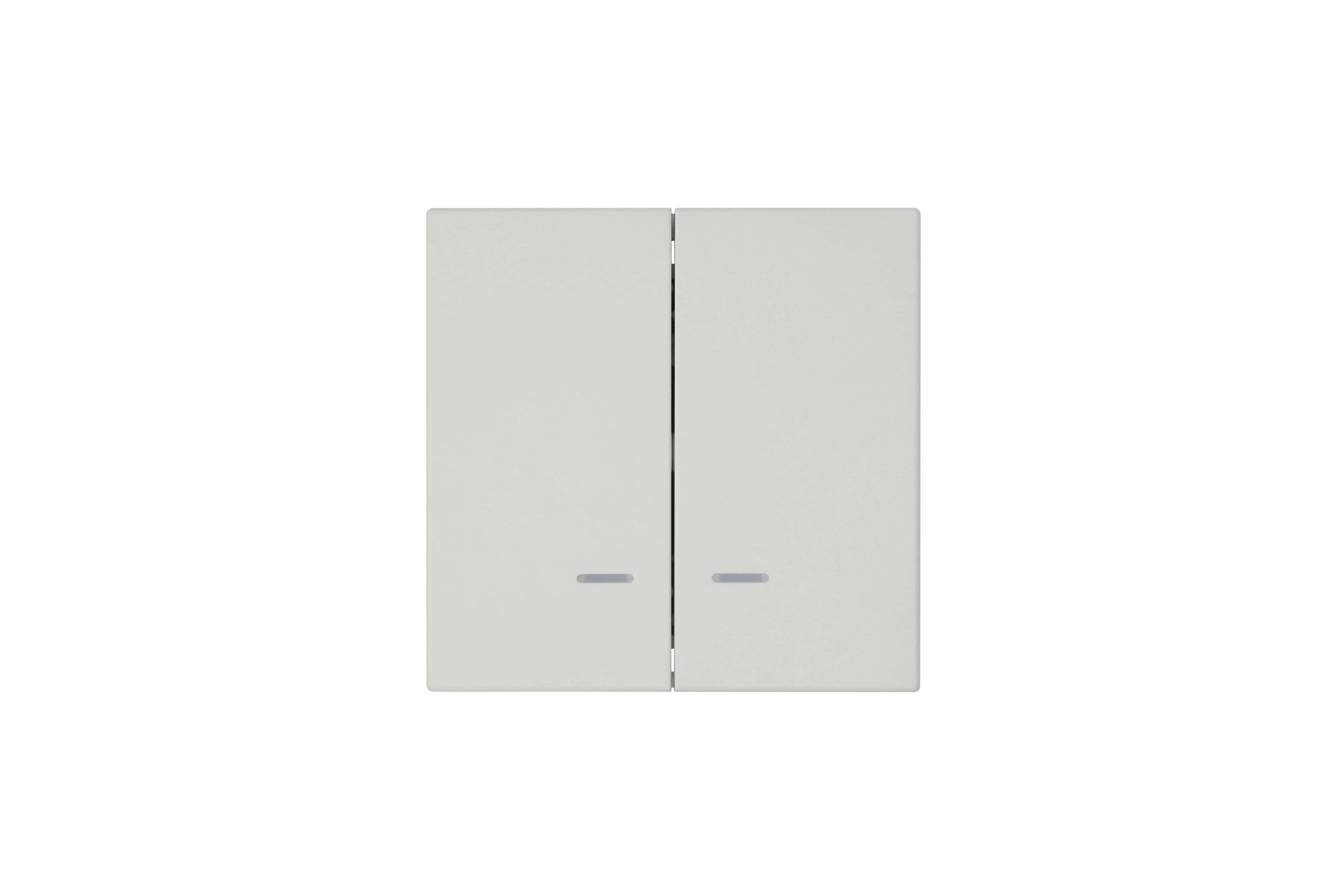 Jasmart FD Матовый тауп (soft touch) Выключатель 2-кл с подсветкой 10A 250V~