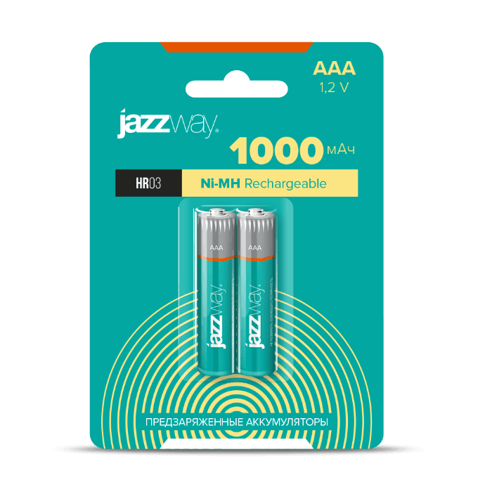 Jazzway Акк. AAA 1000мАч предзаряженные BL-2 .5007932