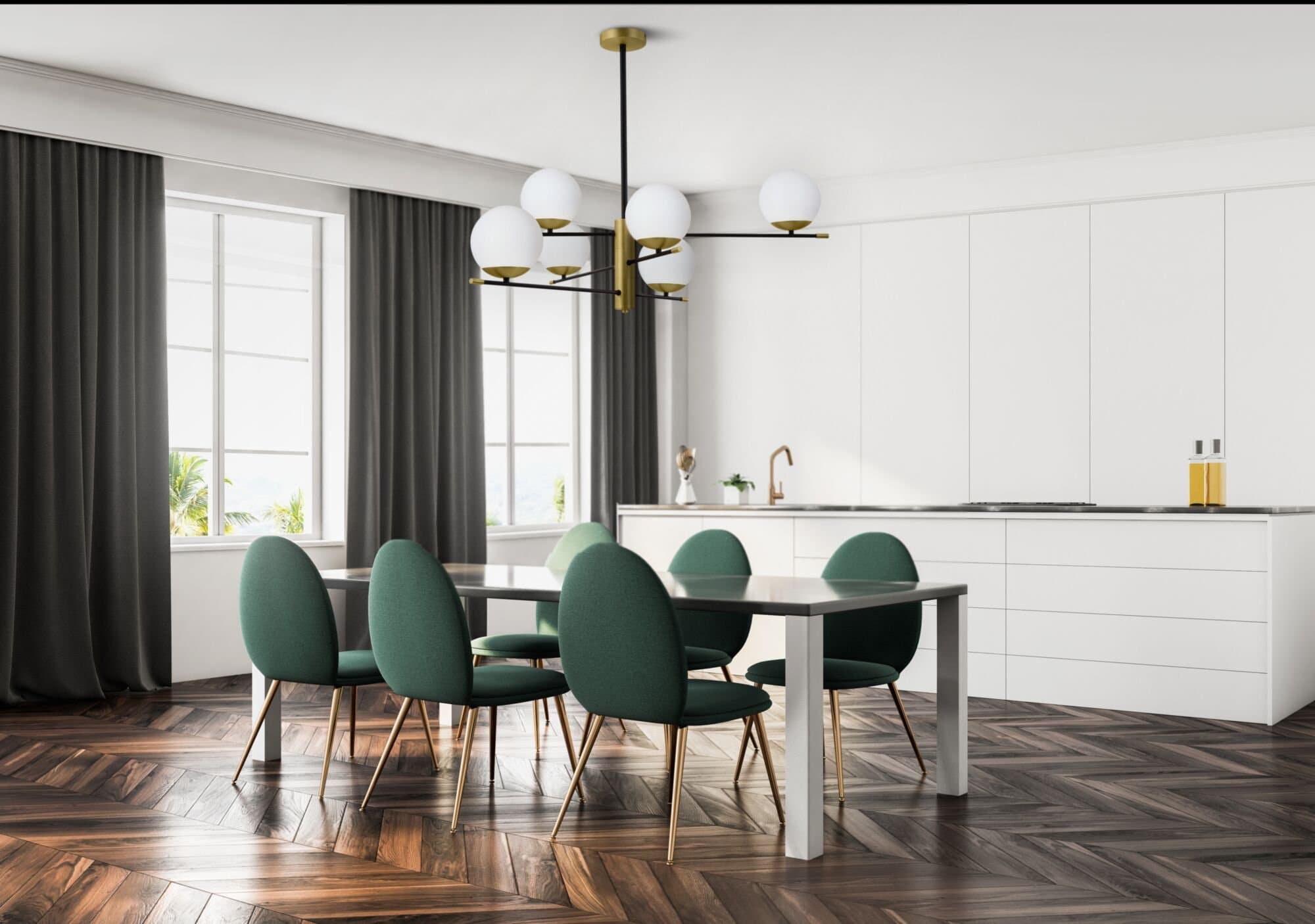 Maytoni Светильник подвесной Modern Nostalgia Матовое Золото MOD048PL-06G — миниатюра 6