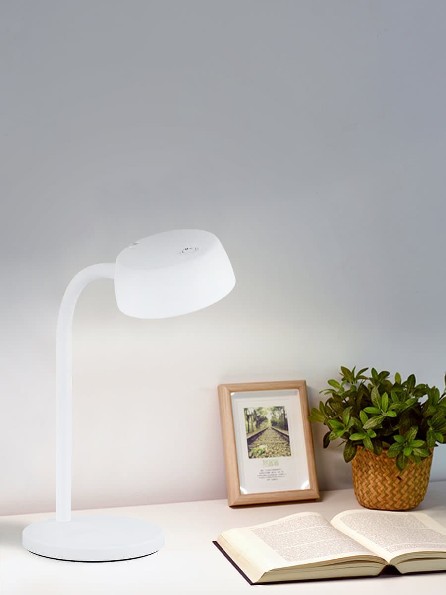 Eglo 99334 Светод. наст. лампа CABALES регул., 4,5W(LED), Ø140, H340, пластик, белый — миниатюра 2
