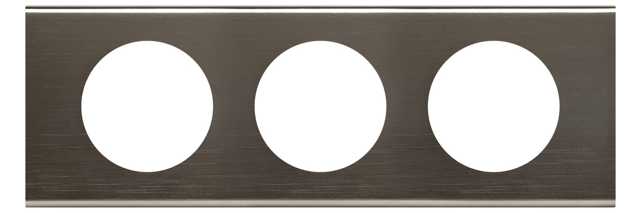 Legrand Celiane2 Черный никель Рамка 3-ая (2+2+2 мод) 069033 — миниатюра 1