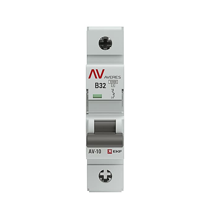 EKF Averes AV-10 Автоматический выключатель (B) 1P 32А 10kA mcb10-1-32B-av — миниатюра 2