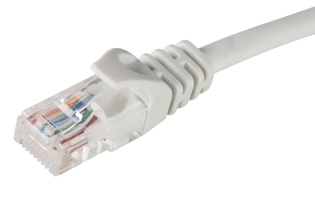 IEK ITK Коммутационный шнур (патч-корд), кат.5Е FTP, 1м, серый PC01-C5EF-1M — миниатюра 2