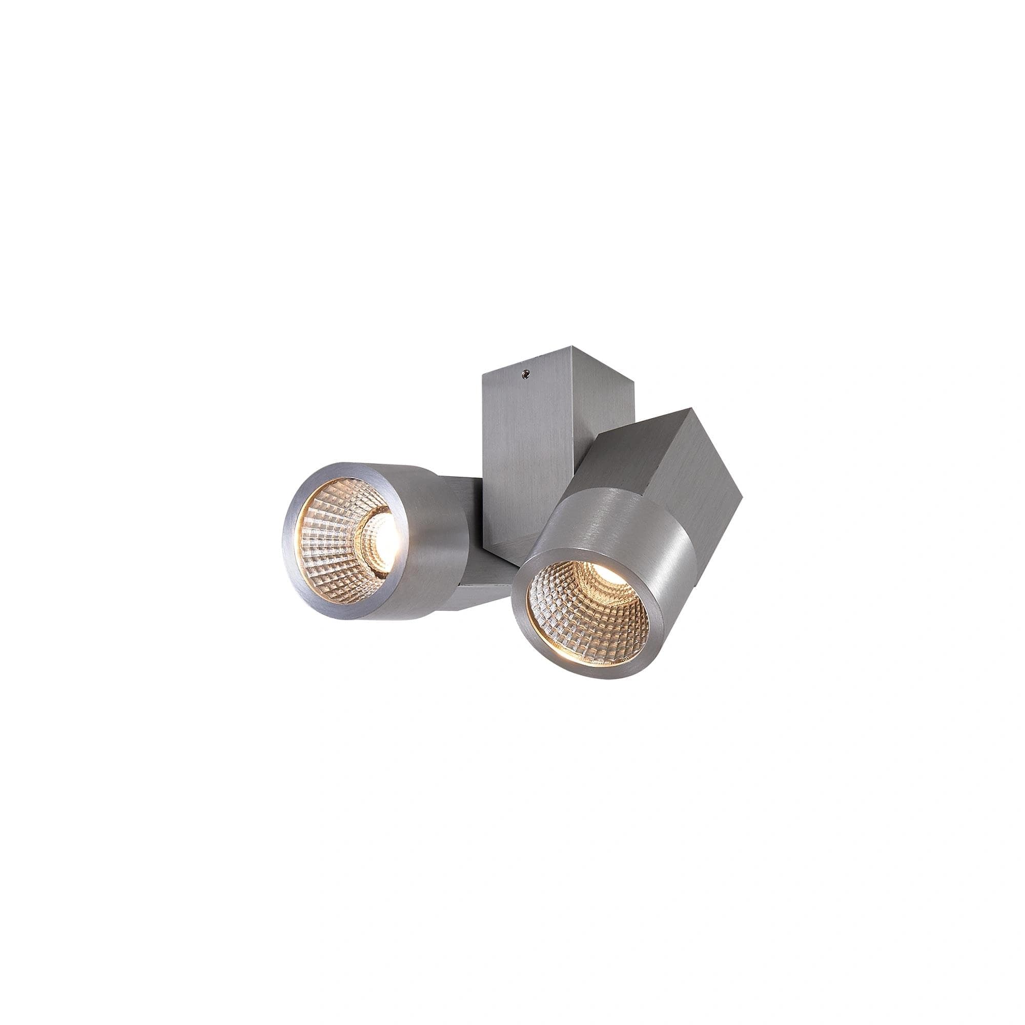 Citilux CL556101 Дубль Алюм. Светильник Накл. LED 2*5W*3000K