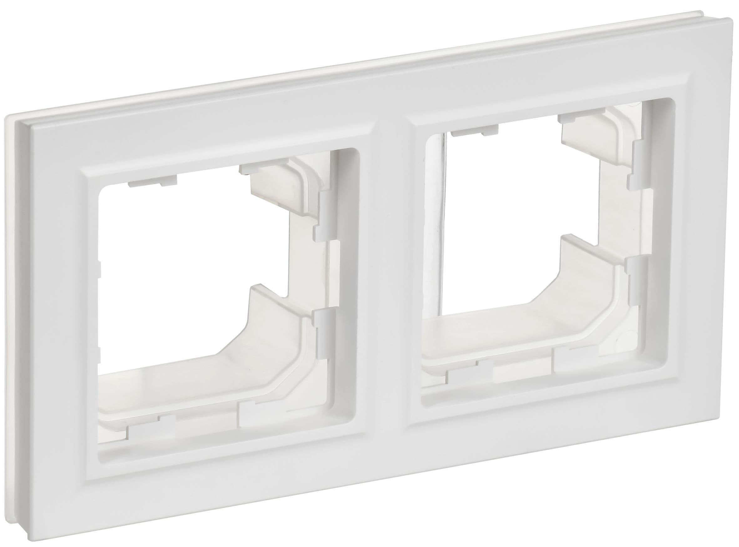 IEK BRITE Рамка 2-мест. IP44 РУ-2-БрАБ-44 а/б — миниатюра 1