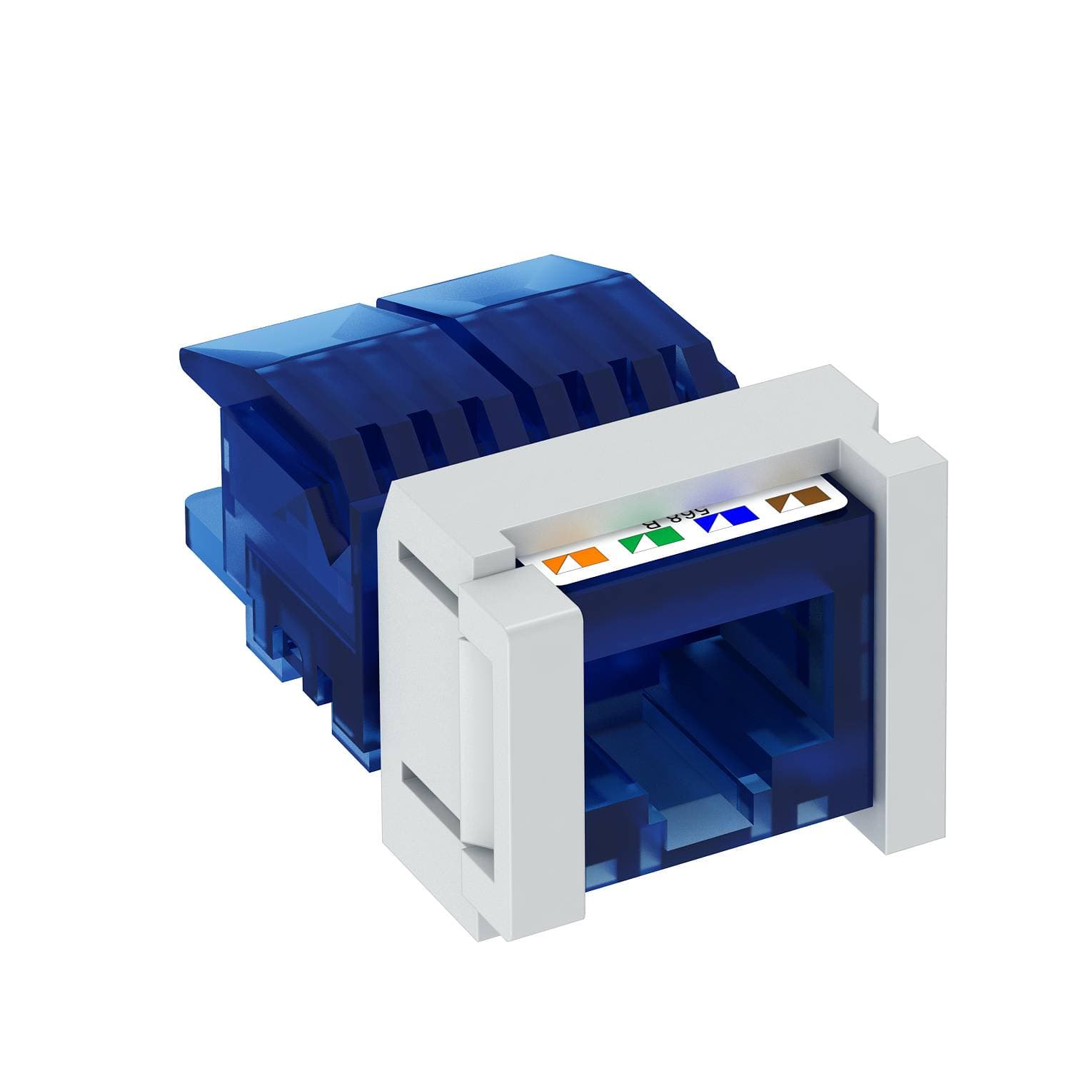 OBO Bettermann Разъем RJ45 категория 6 неэкранированный (UTP) Snap-In 6117349