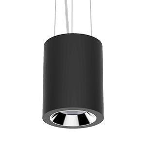Varton Светодиодный светильник DL-02 Tube подвесной 150х220 мм 55 Вт 3000 K 35° RAL9005 черный муар V1-R0-90391-30000-2005530