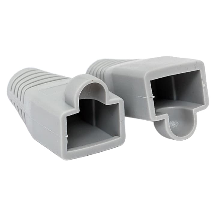 EKF Колпачок изолирующий TERACOM для коннекторов RJ-45 PVC серый (упак.10шт) — миниатюра 1