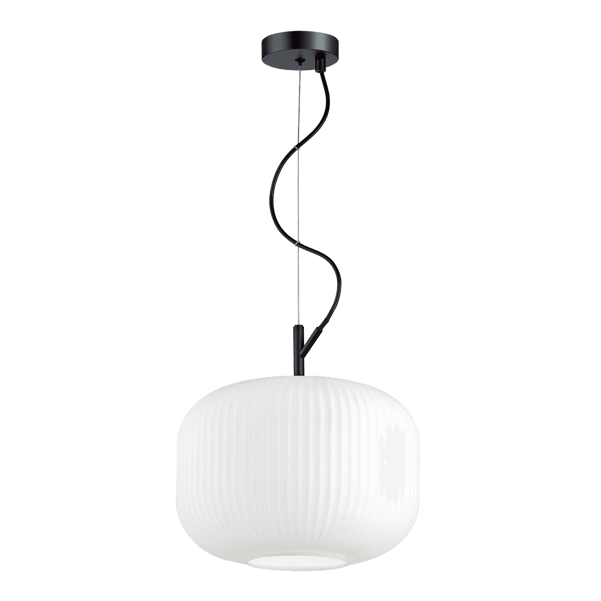 Odeon Light 4754/1 ODL21 белый/черный Подвес E27 60W ROOFI — миниатюра 2