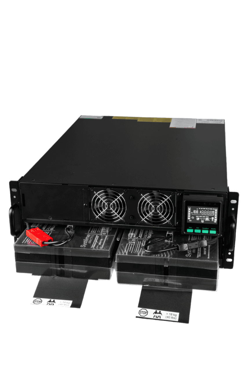 Systeme Electric ИБП SRTSE 2 поколения 8000 ВА/Вт, 4U,5 C13+3 C19,USB,RS-232,RS485,COM,сухие контакт,прлл,SNMP — миниатюра 6