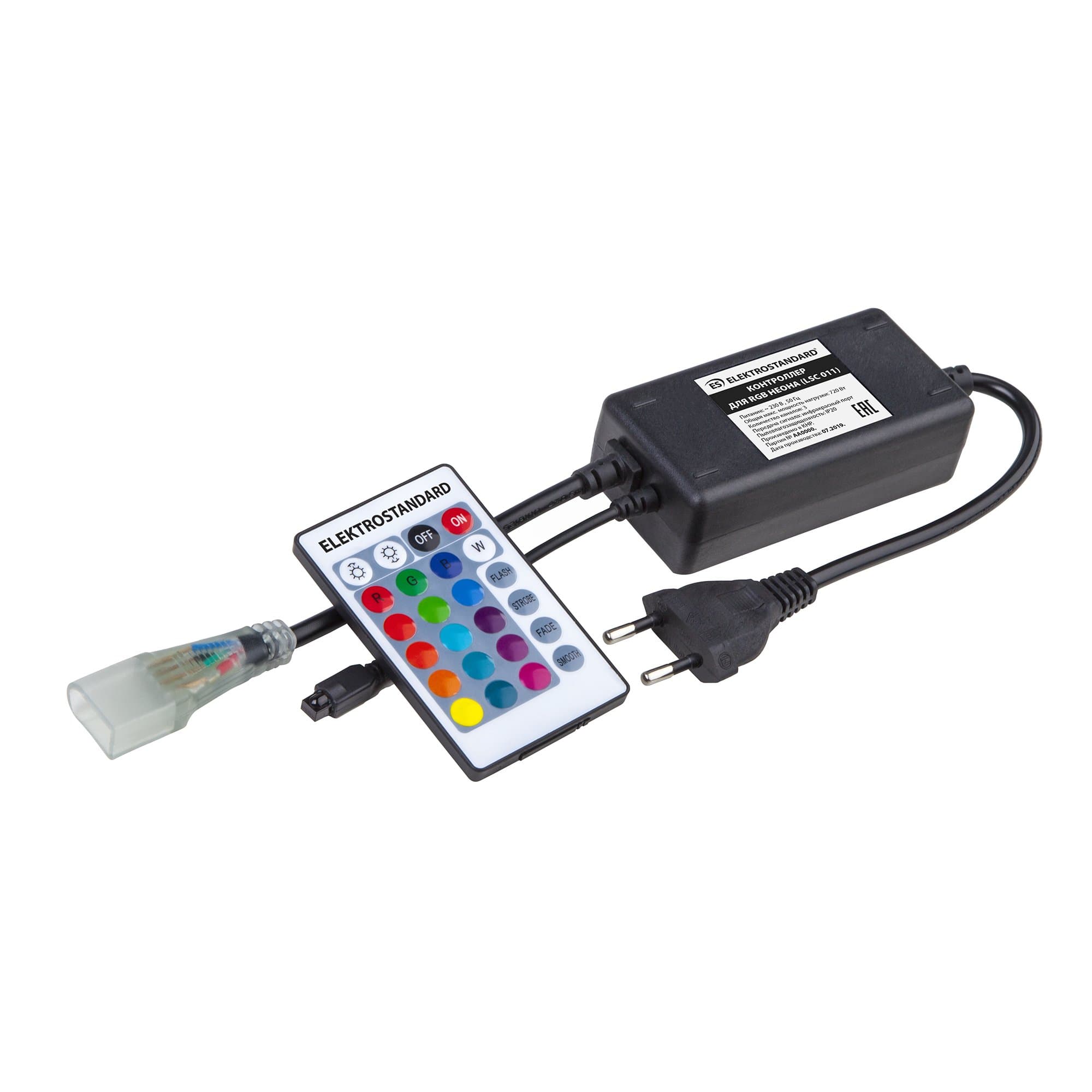 Elektrostandard LSC 011 / Контроллер для осветительного оборудования Контроллер для неона LS001 220V 5050 RGB (LSC 011) a043627