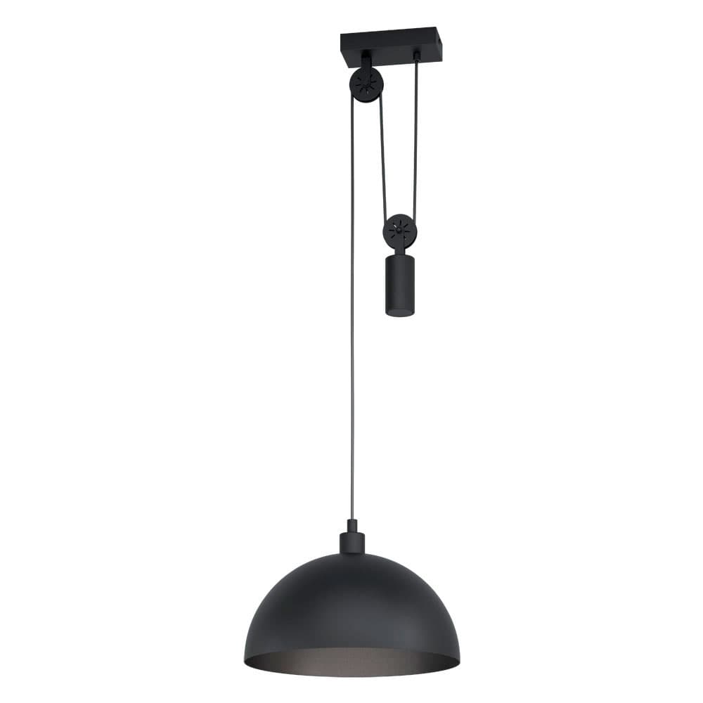 Eglo 43435 Подвес WINKWORTH 1 регул., 1х40W (E27), 380, H910-1900, сталь, черный