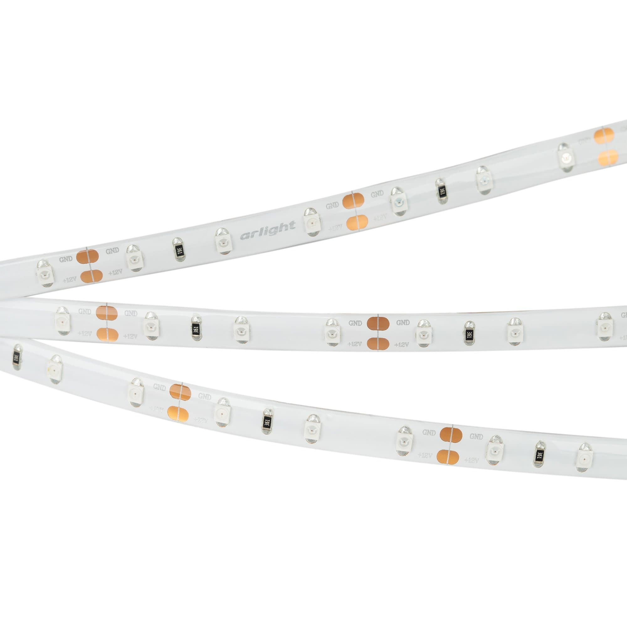 Arlight Светодиодная лента RTW 2-5000SE 12V Green (3528, 300 LED, LUX) (4.8 Вт/м, IP65) 014793 — миниатюра 1