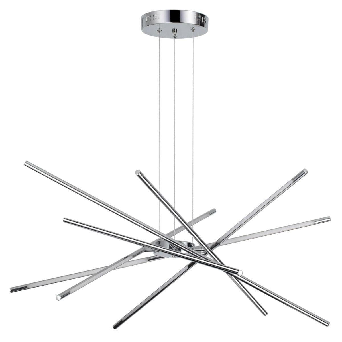 Odeon Light 4323/84L HIGHTECH ODL22 83 металл/хром полированный Подвесной светильник IP20 LED 67W 2862Лм 3000K FUERTE — миниатюра 1