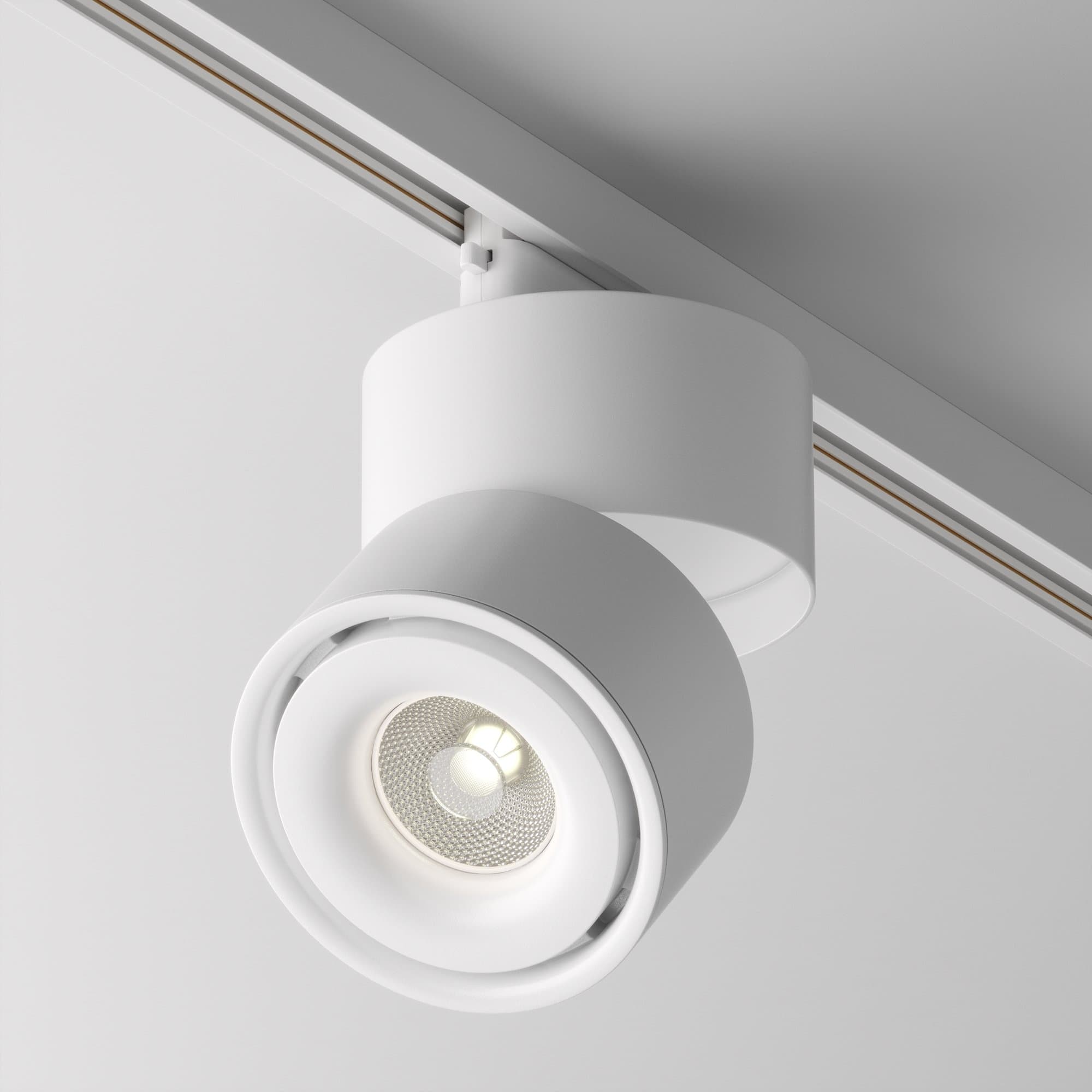 Maytoni Трековый светильник Белый Yin TR084-1-15W4K-D-W