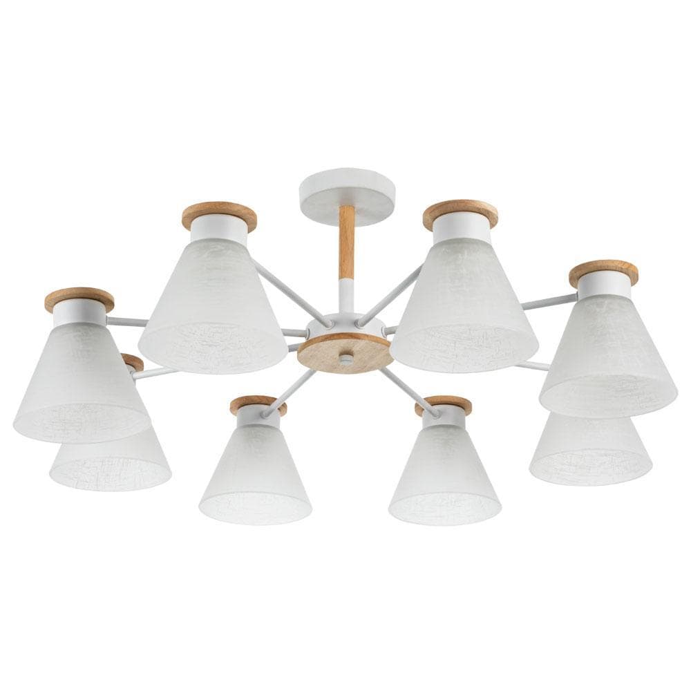 Arte Lamp A1031PL-8WH Люстра потолочная — миниатюра 1