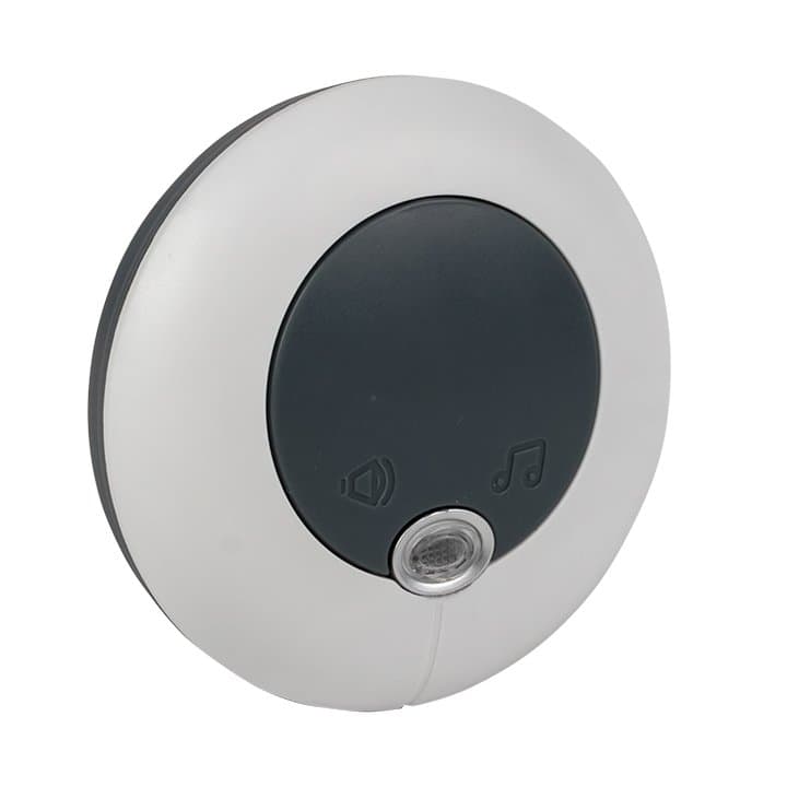 EKF PROxima Звонок беспроводной в розетку Powerself (230В, бел.-сер. 51 мелод. с индик. 4 ур.) — миниатюра 2
