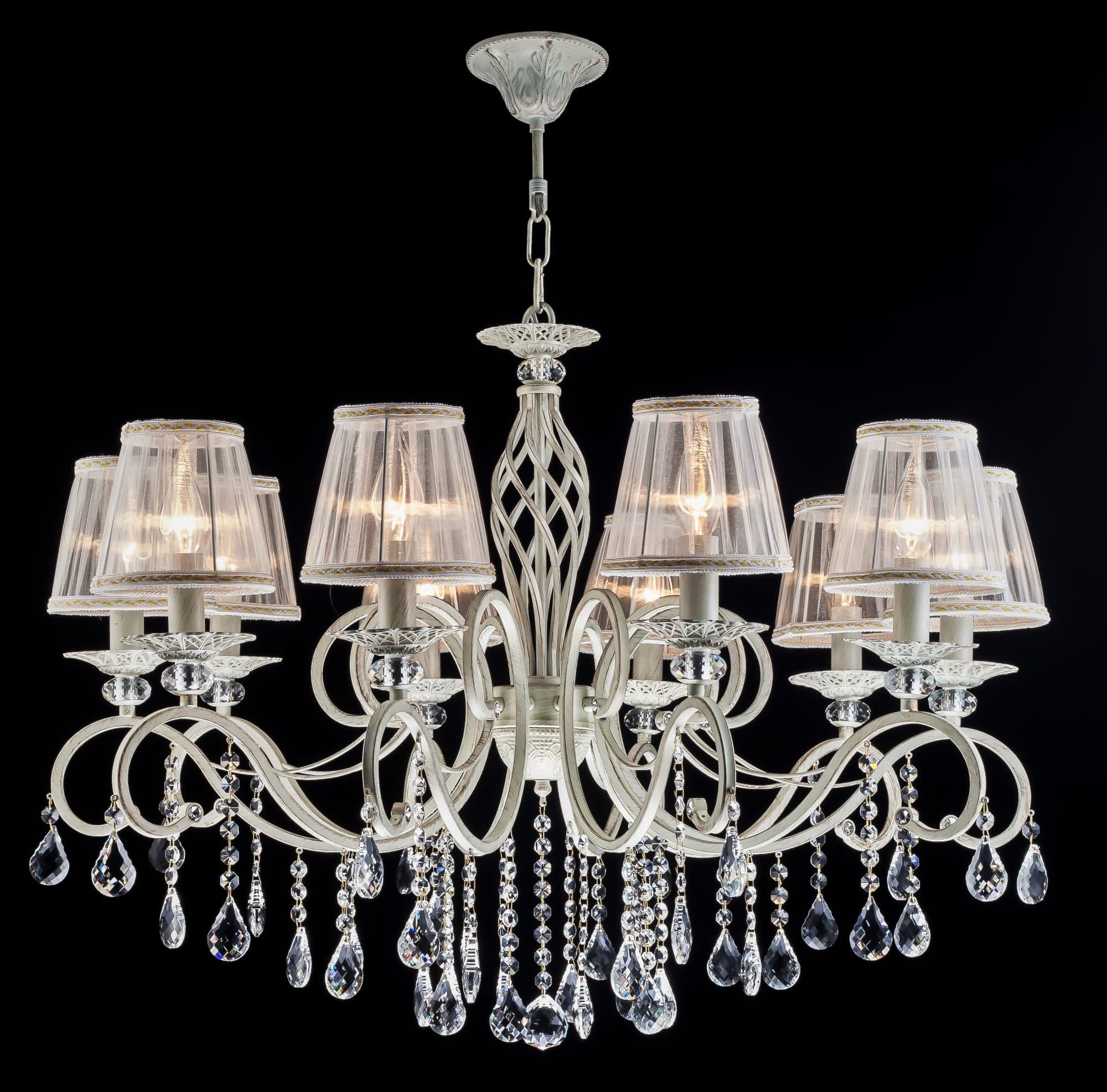 Maytoni Elegant Grace Белый с Золотом Люстра 10xE14 40W ARM247-10-G — миниатюра 2