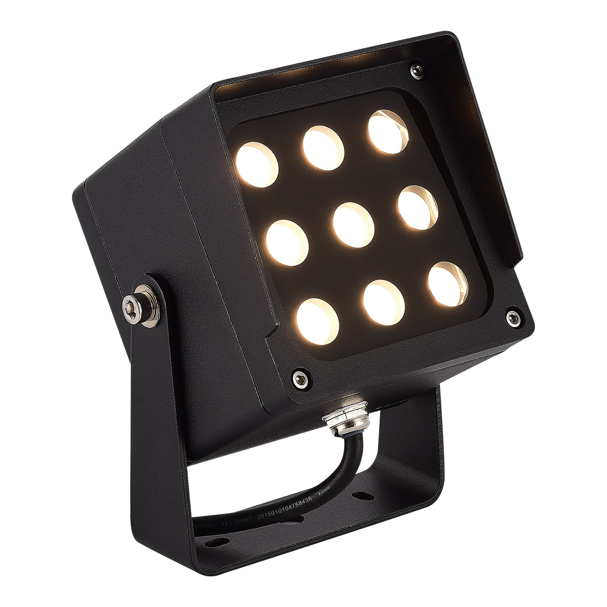 ST LUCE SL9520.415.01 Светильник уличный наземный черный/черный LED 1*18W 3000K/4000K/6500K