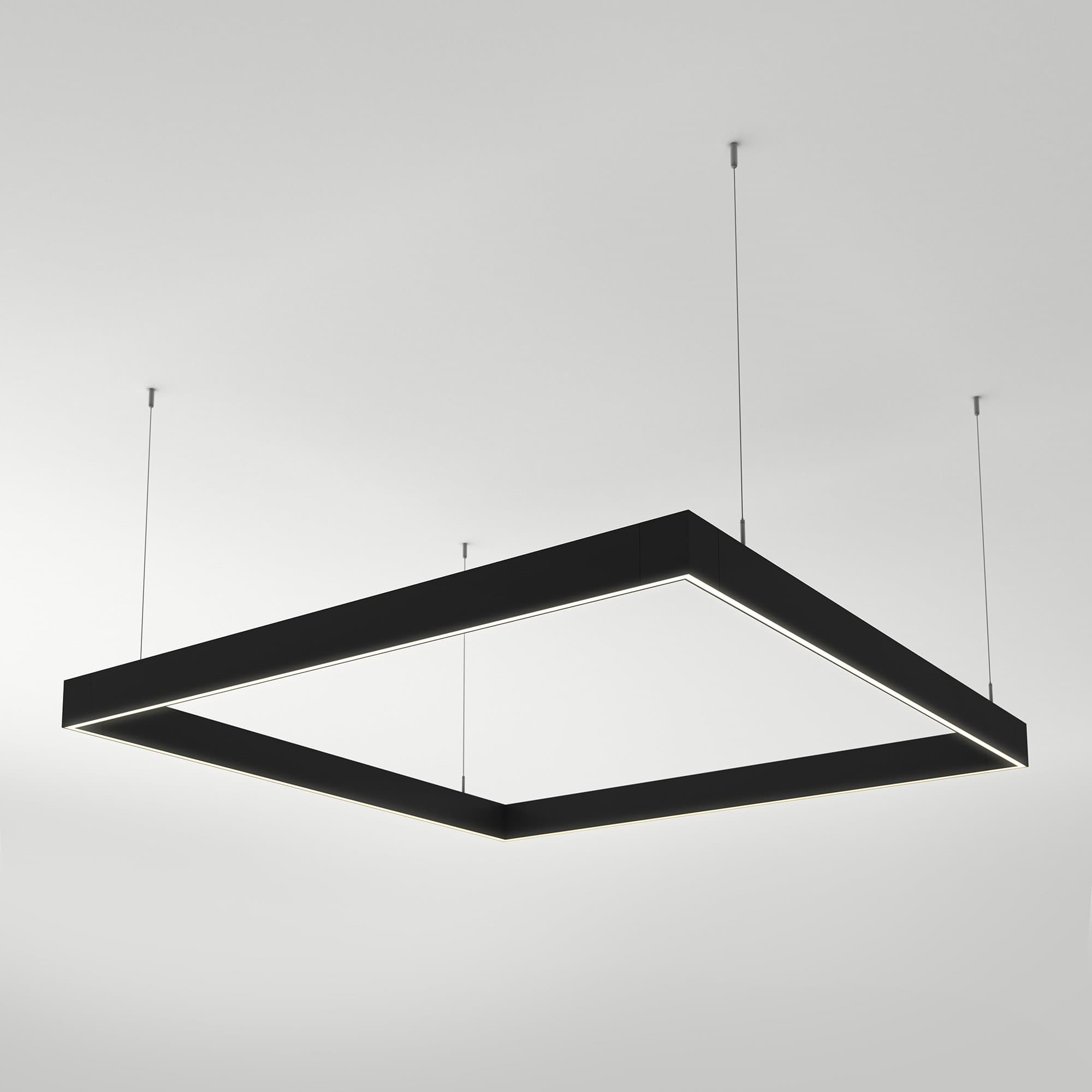 Arlight Светильник ALT-LINEAIR-QUADRAT-FLAT-UPDOWN-DIM-1375-170W Day4000 (BK, 100 deg, 230V) (IP20 Металл, 3 года) 032992 — миниатюра 2
