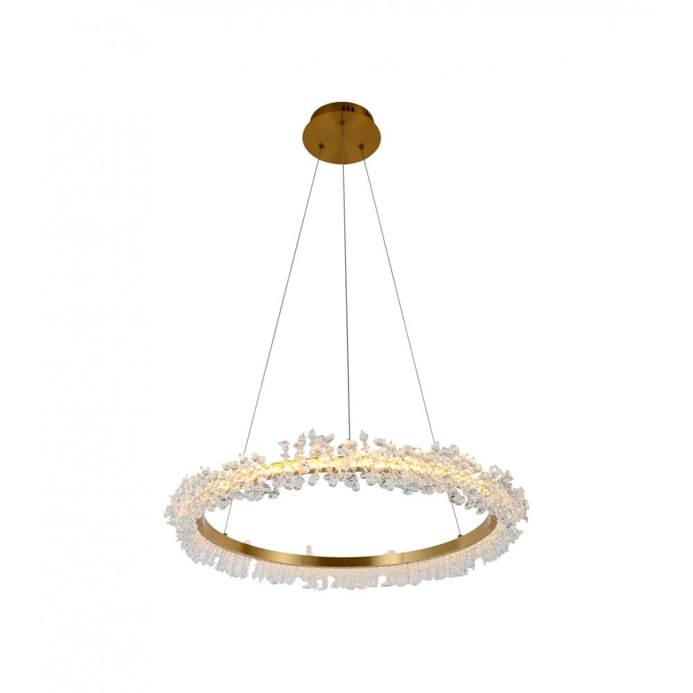 Kink Light 08243,36A Подвес Лаура латунь d60 h150 Led 36W (3000K)