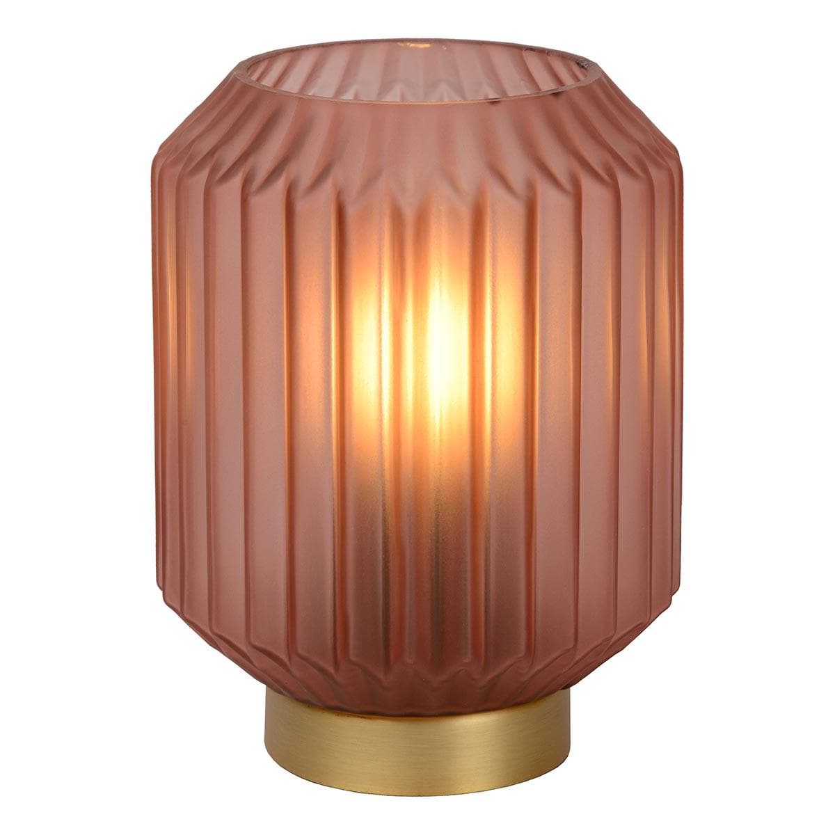 Lucide SUENO Лампа настольная Ø 13 cm 1xE14 Pink 45595/01/66 — миниатюра 3