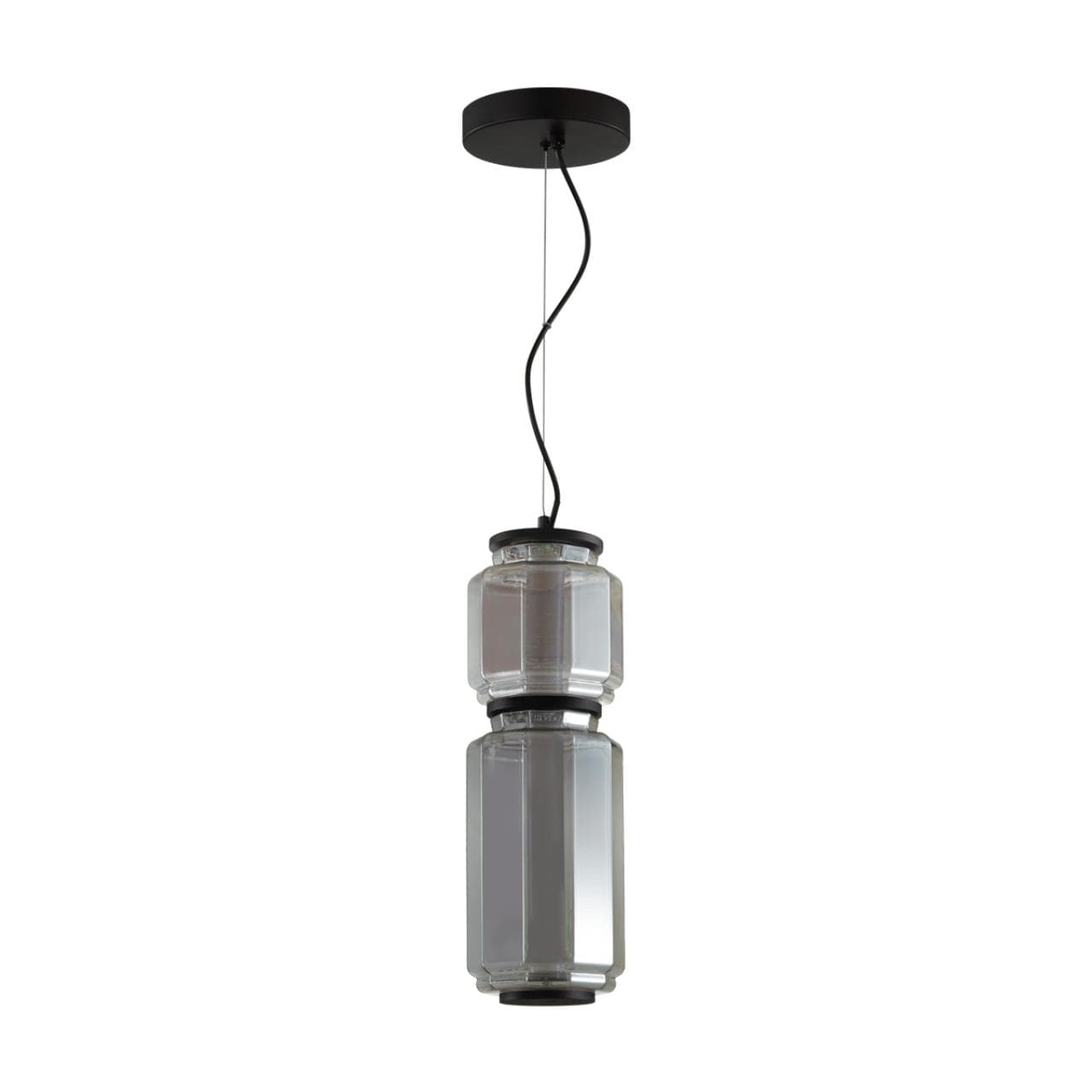 Odeon Light 5408/20L HIGHTECH ODL_EX24 черный/дымчатый/металл/стекло/акрил Подвес LED 20W 3000K 1480Лм JAM