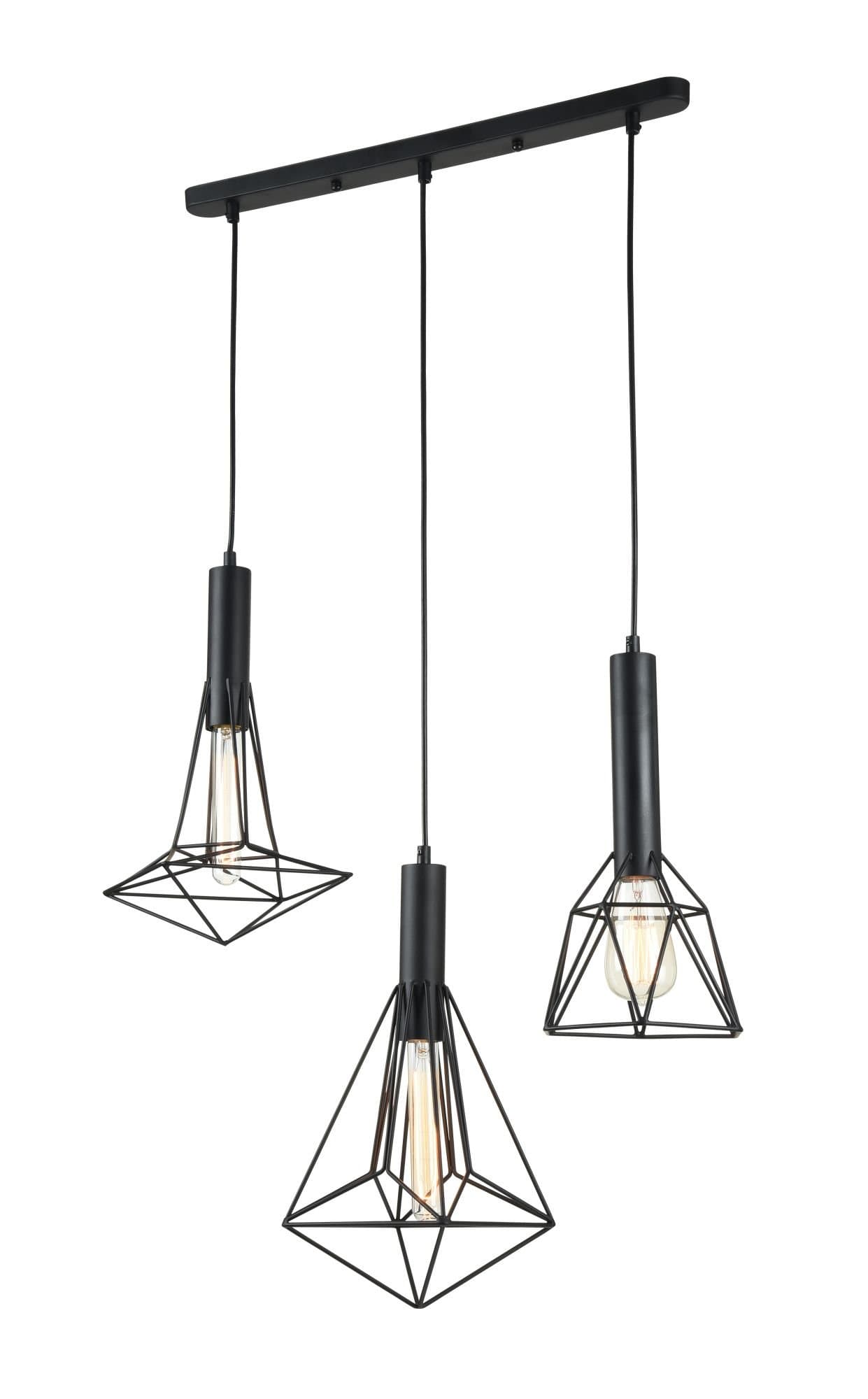 Maytoni Loft Spider Черный Подвес 3xE27 60W T021-03-B — миниатюра 3
