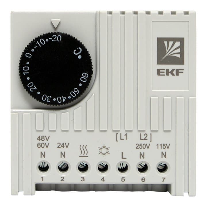 EKF PROxima Термостат NO/NC (охлаждение/обогрев) на DIN-рейку 5-10A 230В IP20 — миниатюра 4