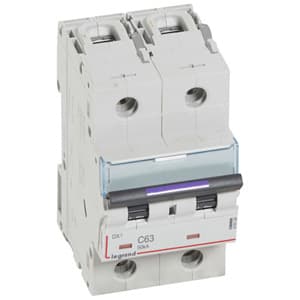 Legrand DX3 Автоматический выключатель 50кА 63А 2P C 410154 — миниатюра 2