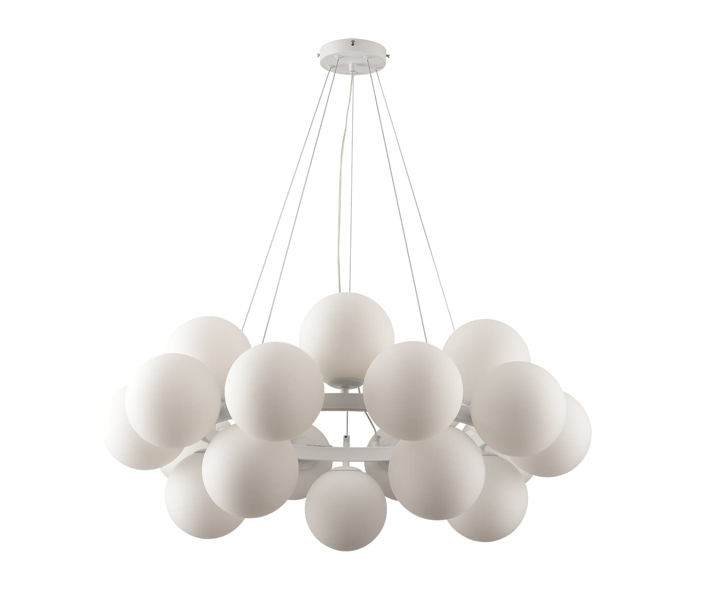 Kink Light 07508-20,01 Люстра Сида белый d86 h120 E14 20*10W