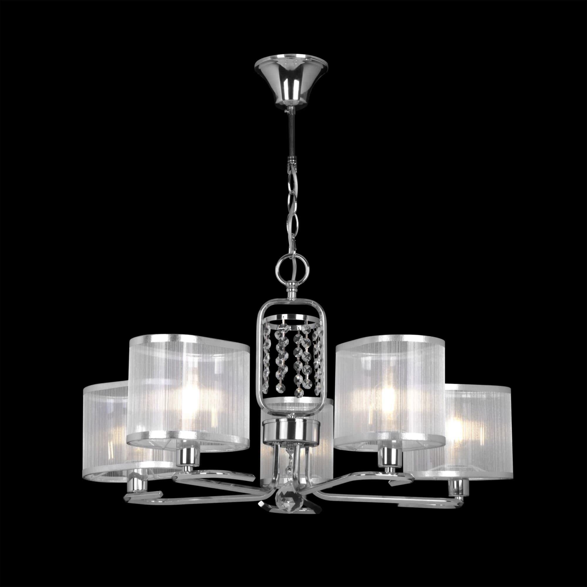 Freya Modern Elin Хром Люстра E14 40W FR5016PL-05CH — миниатюра 4