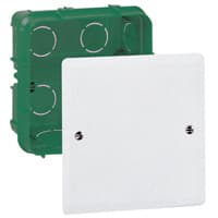 Legrand Batik Коробка распределительная для сплошных стен 85х85х40 с крышкой 100х100мм 089271 — миниатюра 2