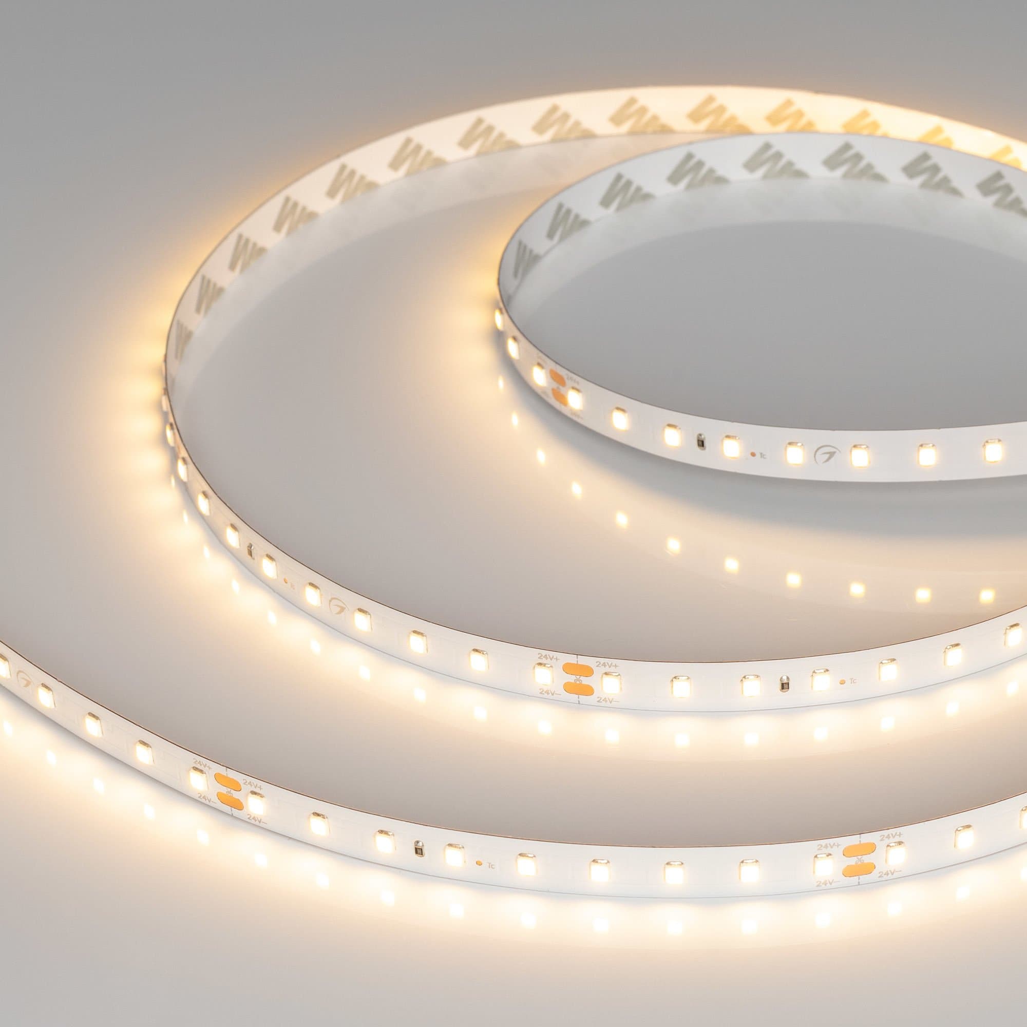 Arlight Лента RT-A90-10mm 24V Warm2700 (4.8 W/m, IP20, 2835, 5m) (высок.эфф.200 лм/Вт) 038777 — миниатюра 5