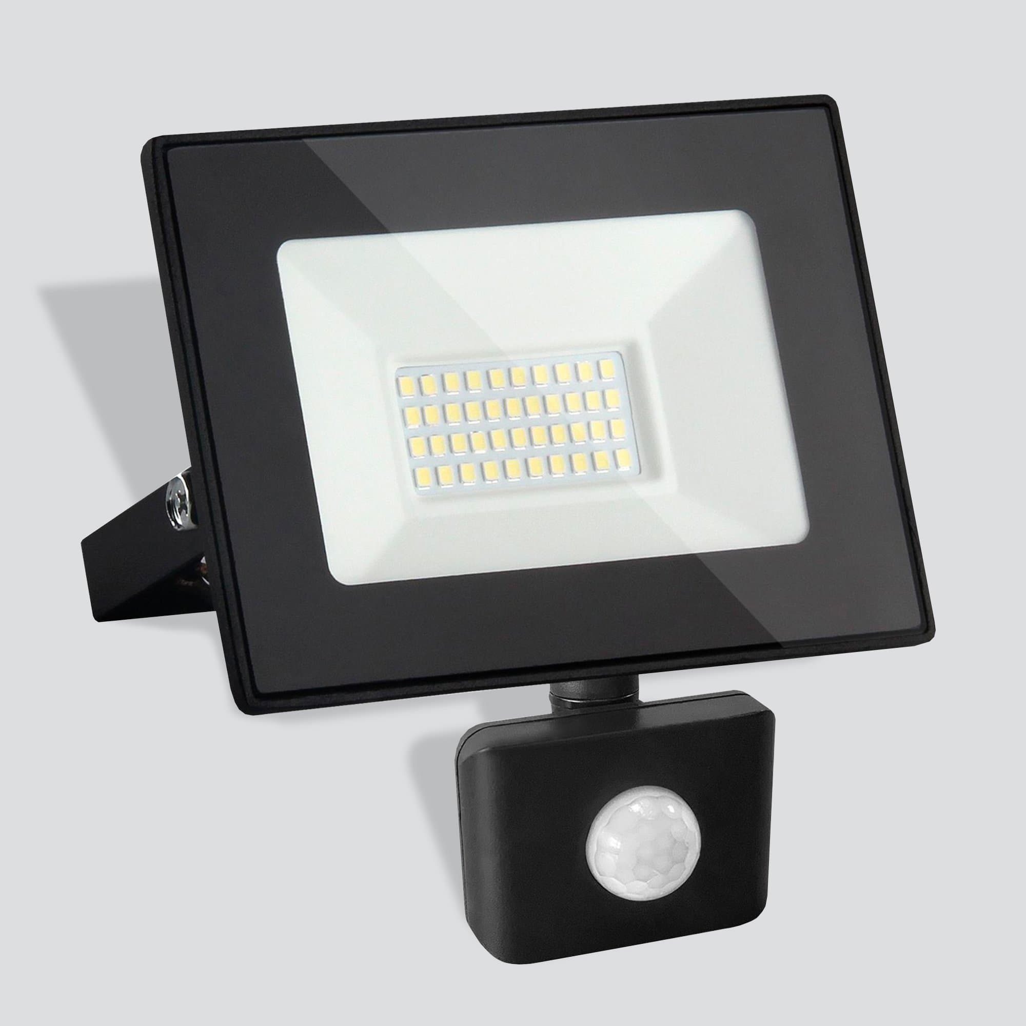 Elektrostandard 030 FL LED / Прожектор Elementary (с датчиком) 50W 6500K IP44 a051946