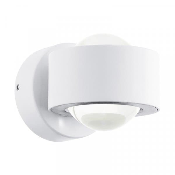 Eglo 96048 Бра светодиодное ONO 2, 2х2,5W(LED), L90, H180, алюминий, белый/пластик, прозрачный — миниатюра 1